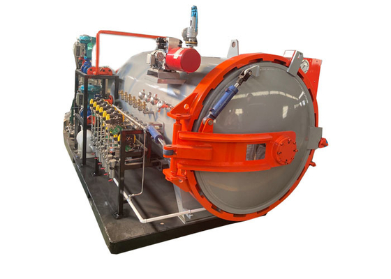কাস্টমাইজড ছোট কম্পোজিট অটোক্লেভ 380V / 50Hz পাওয়ার এবং জোর করে বায়ুচলাচল সঙ্গে
