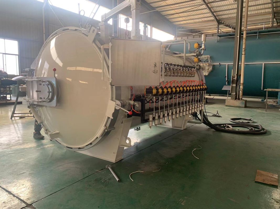 2400mm ব্যাস কম্পোজিট নিরাময় কার্বন ফাইবার অটোক্লেভ কার্বন ফাইবার বাইসাইকেল / স্বয়ংচালিত যন্ত্রাংশ এর জন্য