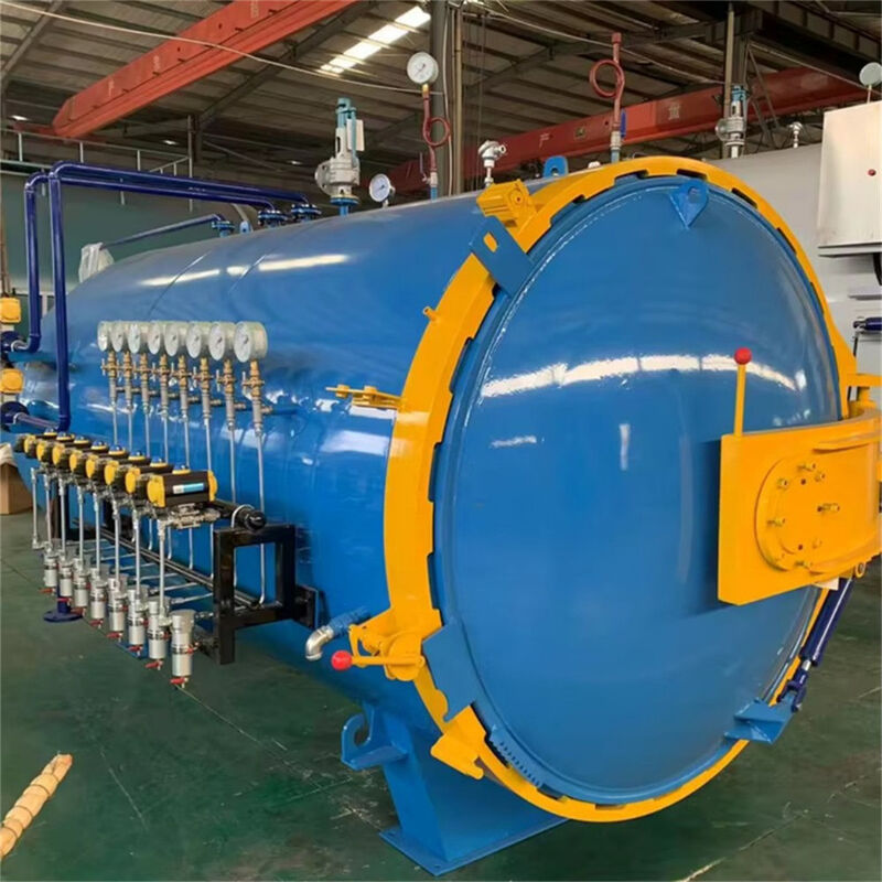 আইএসও সিই সার্টিফাইড অটোমোটিভ অটোক্লেভ ফর নিউ এনার্জি ব্যাটারি ট্রে দ্রুত নিরাময় চক্র উচ্চ দক্ষতা 10Kw-700Kw শিল্প